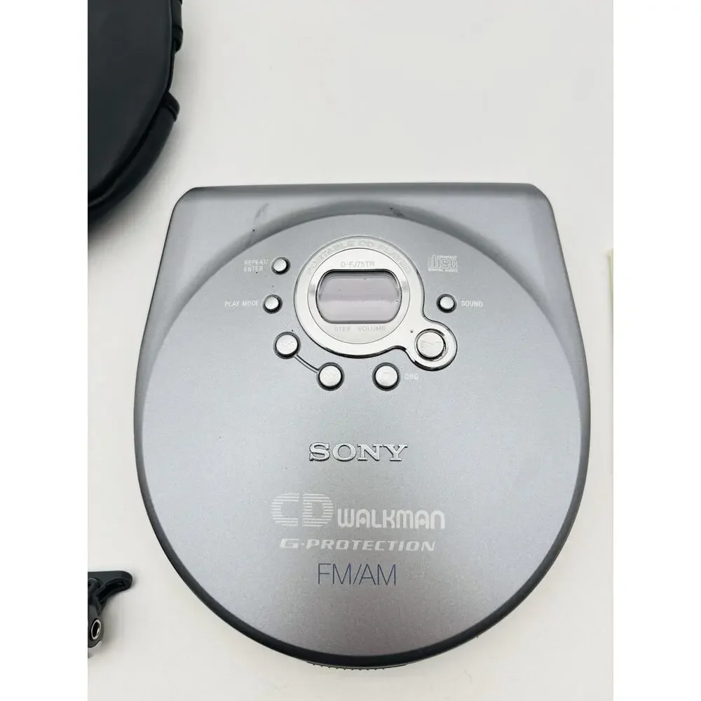 Sony Walkman Fj75Tr Portable CD Player | VG Cond| FM/AM Radio | Tested Works.